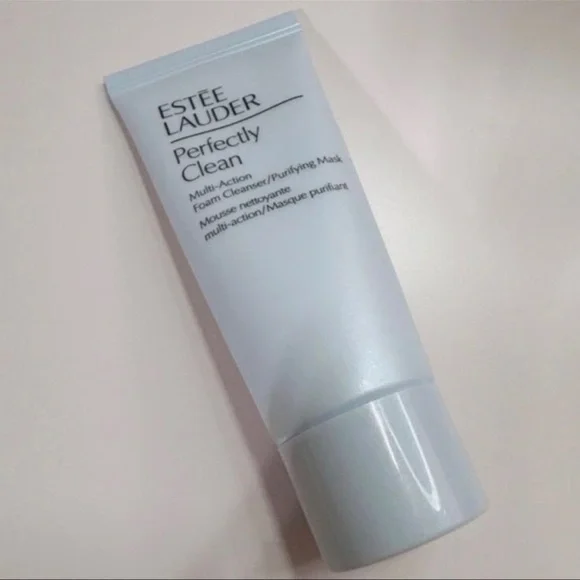Estee Lauder Perfectly Clean Foam Cleanser - Light Blue - Picture 1 of 5